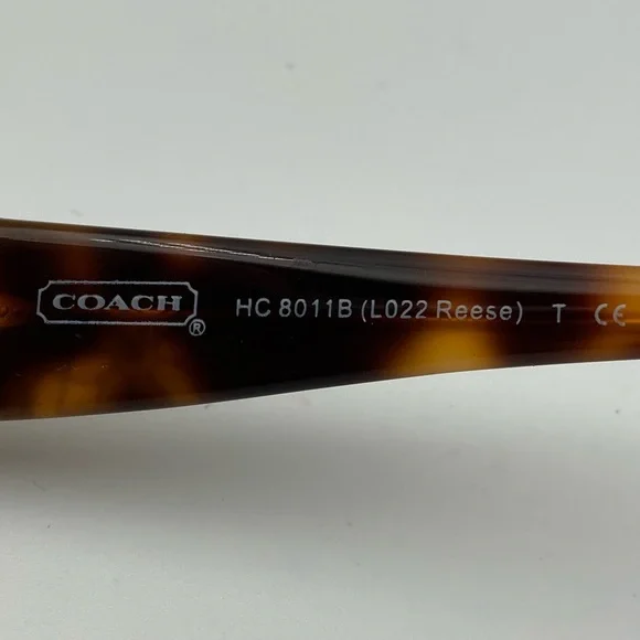 Coach Tortoise Oval Sunglasses Frames HC8011B - Picture 6 of 7